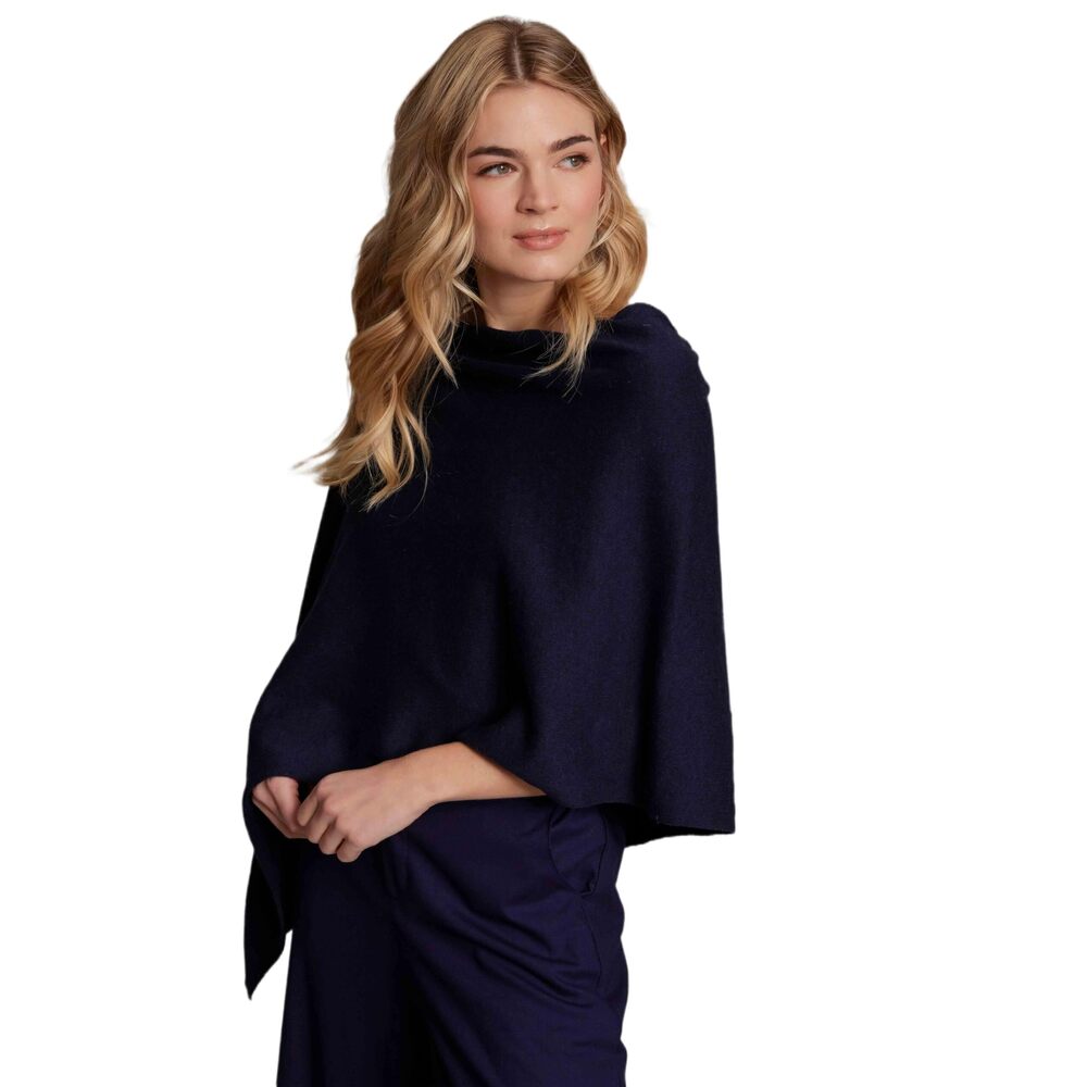8217 By Alashan Lightweight & Super Soft Cashmere Blend Poncho- Great Gift